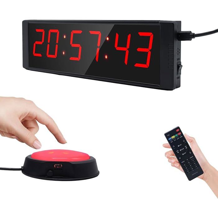 Timer port avec Bouton Marche/Arrêt Minuteur et Chronomètre Digal ...