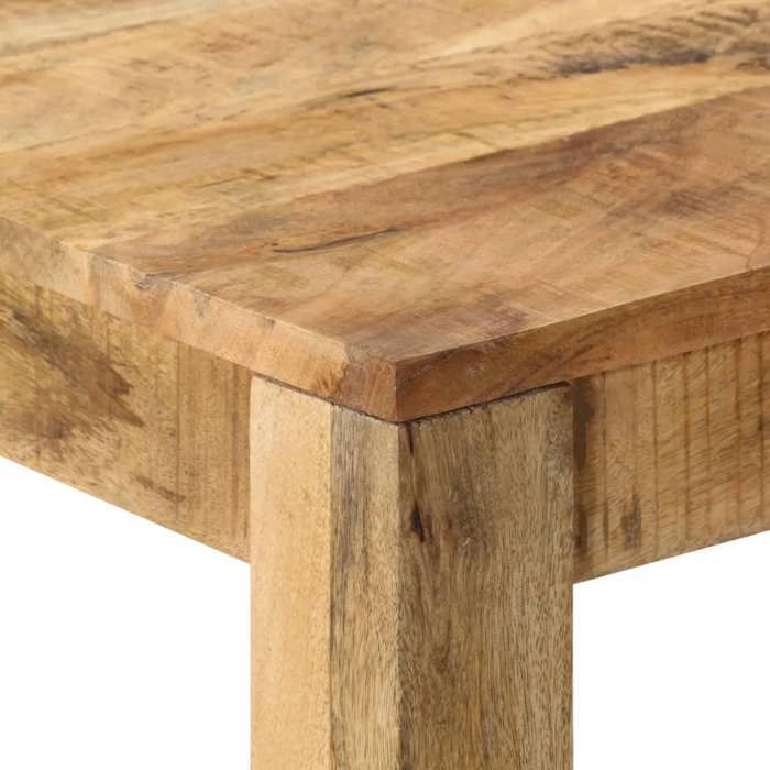 ShieldPro®Table cuisine(Rectangle)SOLOMONBrun Table à manger - FAFA-TOP - Meuble de salon - Bois de manguier massif 82x80x76 cm 59