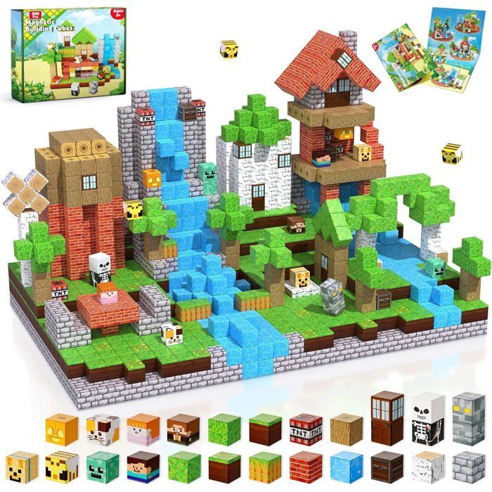 Blocs de construction magnétiques - 150 pièces - Multicolore - ABS avec aimants puissants - Âge 3-10 ans