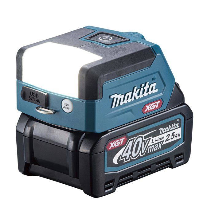 Lampe de poche LED - MAKITA - ML001G/ML011G - 40V Max Li‑ion XGT - Port USB Type A - 3 modes 2 LED Lampe de poche LED - MAKITA - ML001G/ML011G - 40V Max Li‑ion XGT - Port USB Type A - 3 modes 2 LED