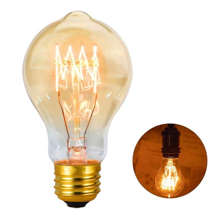 mpoule e27 40w - Aueq - 110v/220v edison lampe filament verre lumière rétro antique