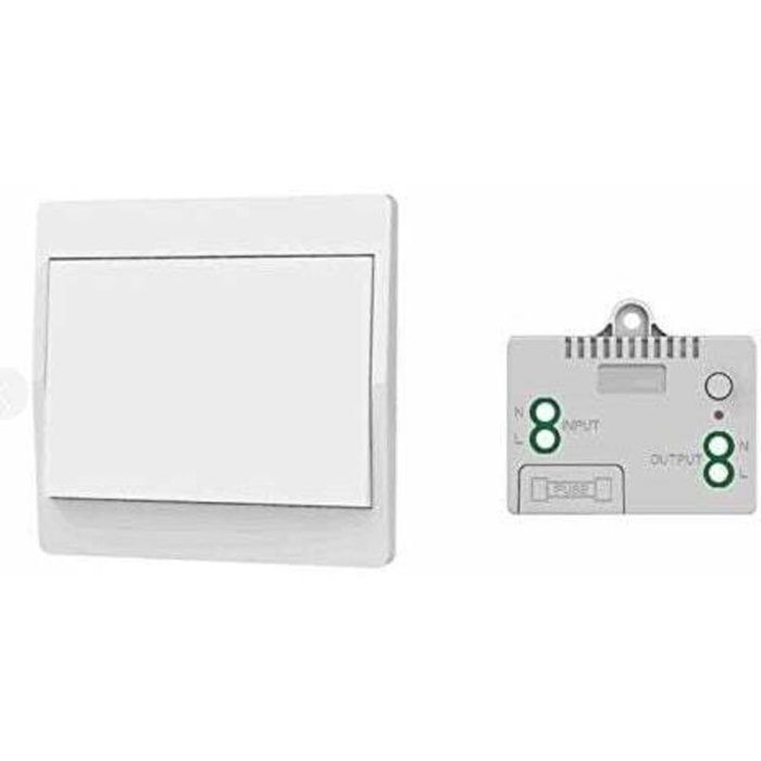 Interrupteur sans fil autoalimenté sans pile Télécommande sans fil pour les lumières et appareils électriques Étanche et sûr