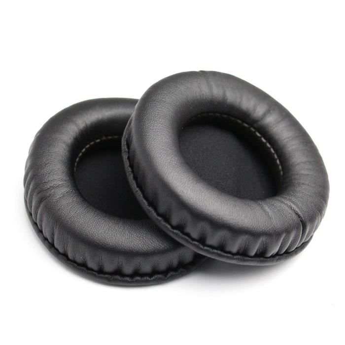 Lot De 8 Paires De Coussinets D'Oreille En Silicone Souple OPUGIT - Noir, 60x3mm