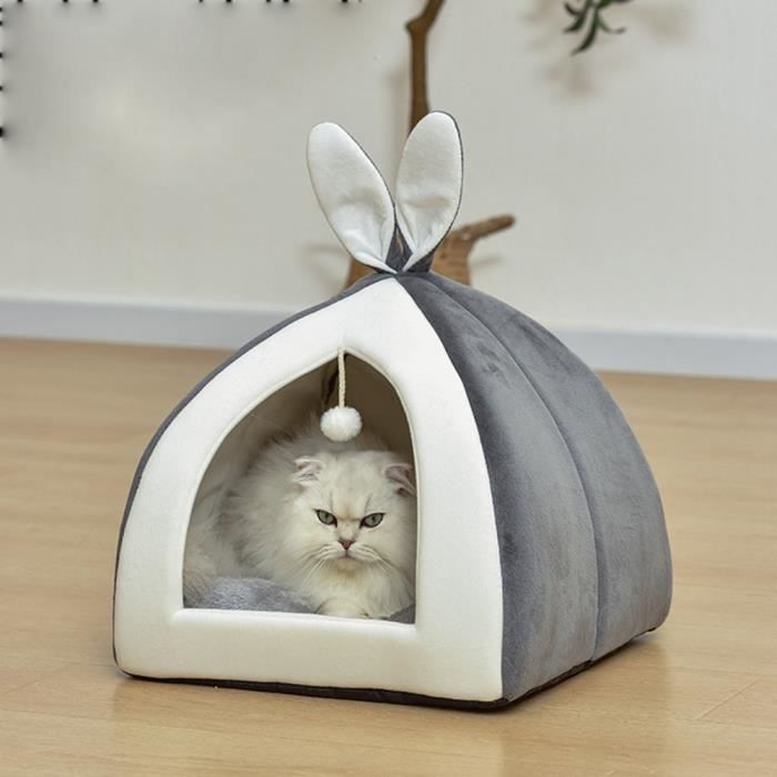 Comparer les prix de Niche de lit pour Animaux de Compagnie - Panier Confortable pour Chat Cochon d'Inde - Lit Mignon - Grand nid de Maison - S
