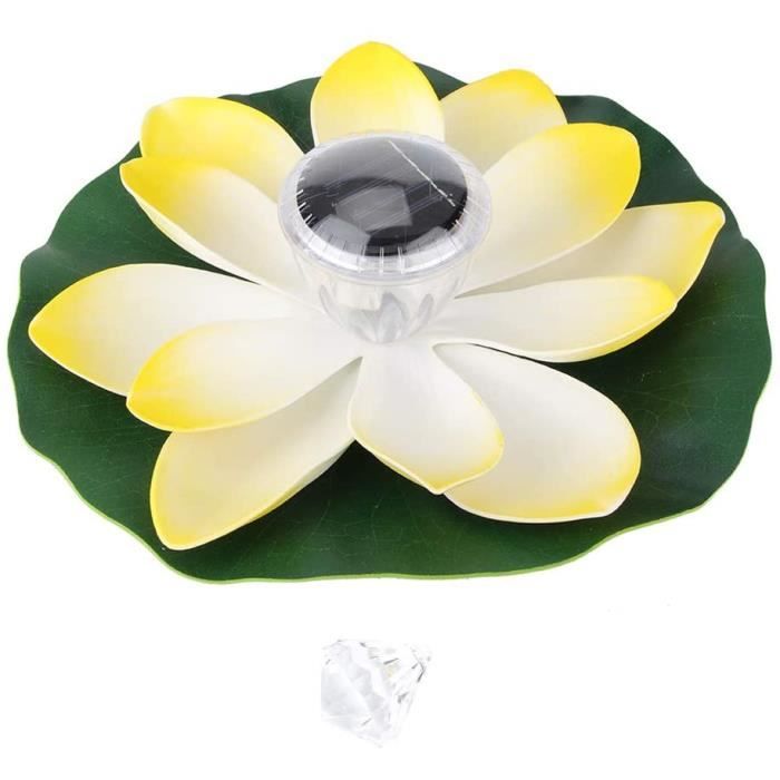 3 Lanternes Lotus Flottantes LED - Décoration Piscine, Jardin, Mariage, Fleur Artificielle Lumineuse