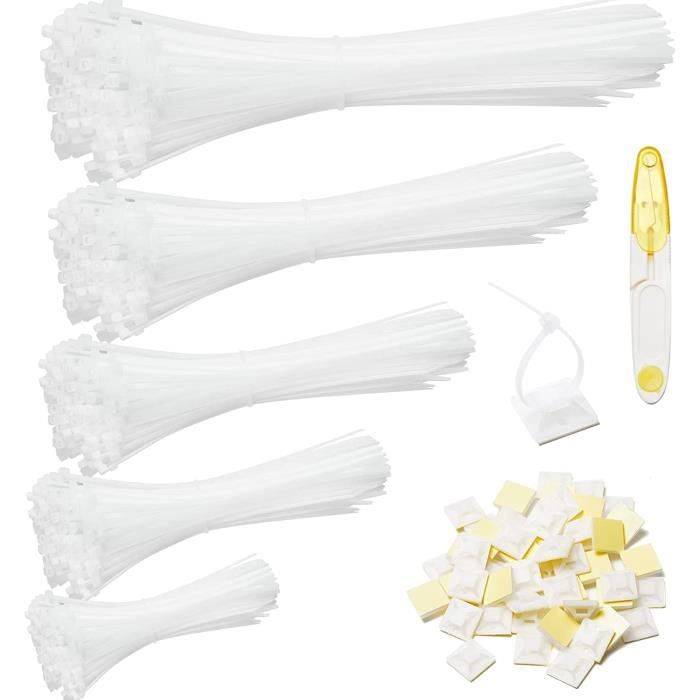 Lot de 27 serre-câbles en silicone réutilisables - Serre-câbles Lot de 27 serre-câbles en silicone réutilisables - Serre-câbles