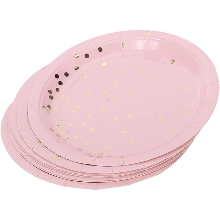 Plat À Gâteau Jetable, Assiette Jetable, Anniversaires Sûrs Et Non