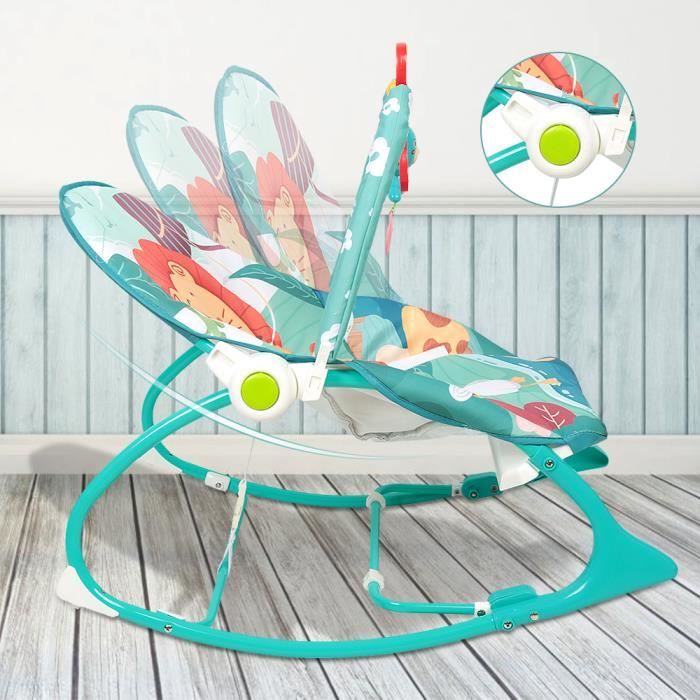 LESAUDACES Transat Fauteuil à bascule électrique pour bébé Sûr et stable