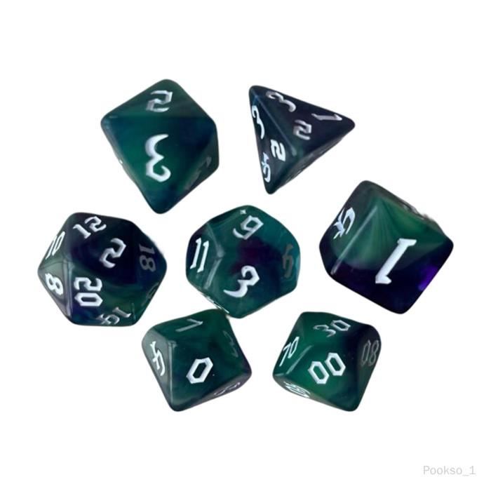 Dés Polyédriques à 10 Faces - D10s Pour Jeux RPG Et JDR