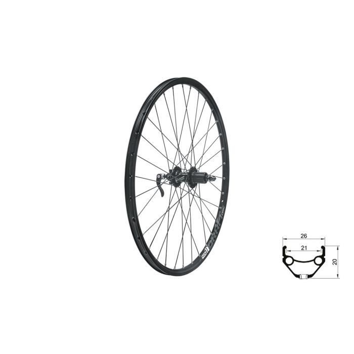 Roue arrière Kellys Draft - noir - 27,5\