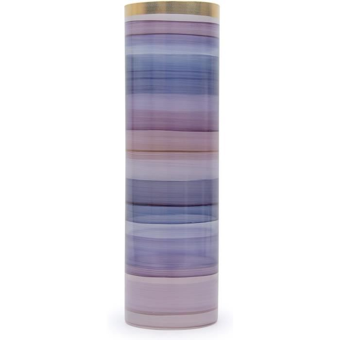 Bouteille En Verre Excelsa Happy Color 1L - Violet - Lavable Lave-Vaisselle - Design Élégant