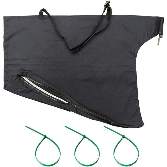 Sac D'Aspirateur De Souffleuse à Feuilles Sac Pour Aspirateur Souffleur Sac D'Aspirateur De RéSistant Corrosion Sac Broyeur Souffleur Sac Collection Feuilles Ajustable Oxford à GlissièRe