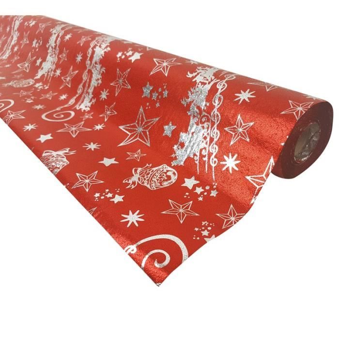 Rouleau Cadeau Papier 50M X 0,75M Rose, Imperméable[x3061