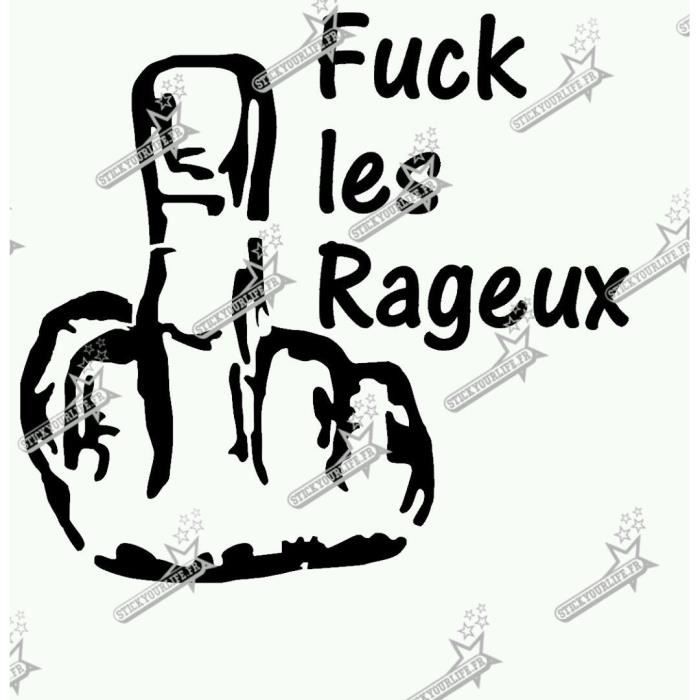 Fuck Les Rageux Doigt Sticker Autocollant Tuning Deco Voiture Moto Logo Humour Rouge 10cm Cdiscount Auto Fuck Les Rageux Doigt Sticker Autocollant Tuning Deco Voiture Moto Logo Humour Rouge 10cm Cdiscount Auto