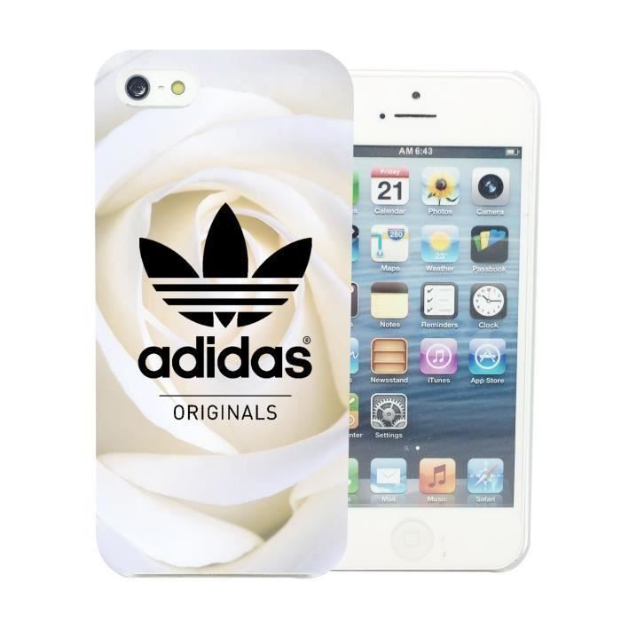 اسعار الحديد الصاج في السعودية Coque iPhone 7 7s Adidas Original Roses Blanche Sport Logo Apple ... اسعار الحديد الصاج في السعودية