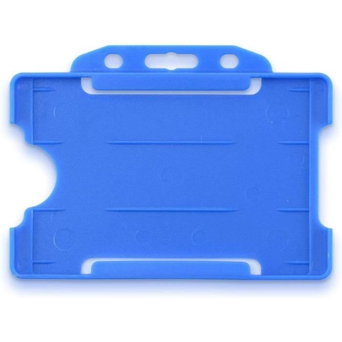 Lot De 20 Porte-badges Pour Carte D'identité Plastique Verticale étanche Transparente Pour ID Carte D'identité Avec Fermeture Refermable 6.8cm X 11cm Pour Carte 6.5 X 9cm