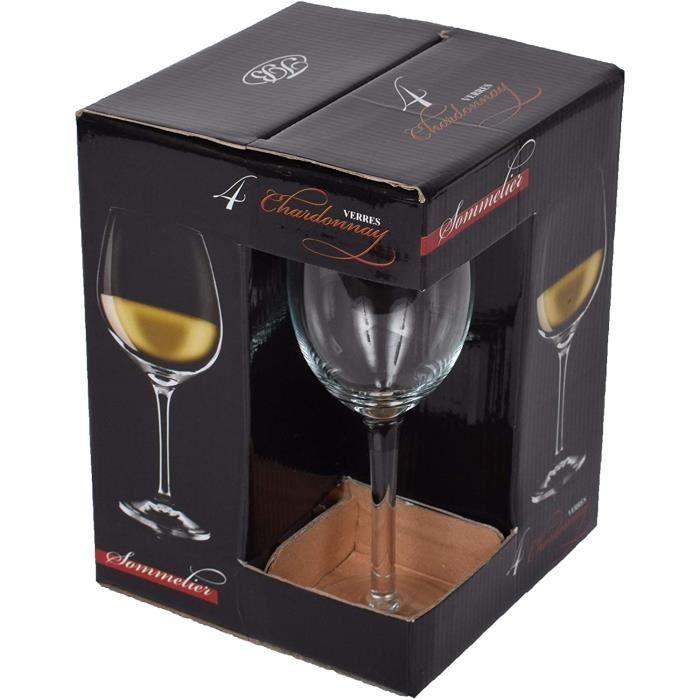 Lot De 4 Verres à Pied Wine Your Way – Idéal Pour Dégustation