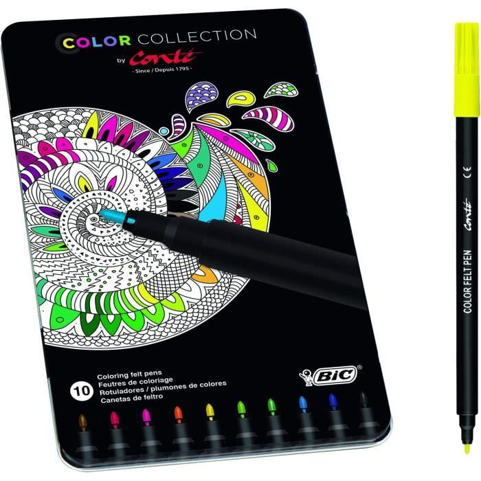CRAYOLA Color Wonder – Kit De 10 Feutres Sans Tache – Encre Transparente – Pointe Maxi – Dès 3 Ans