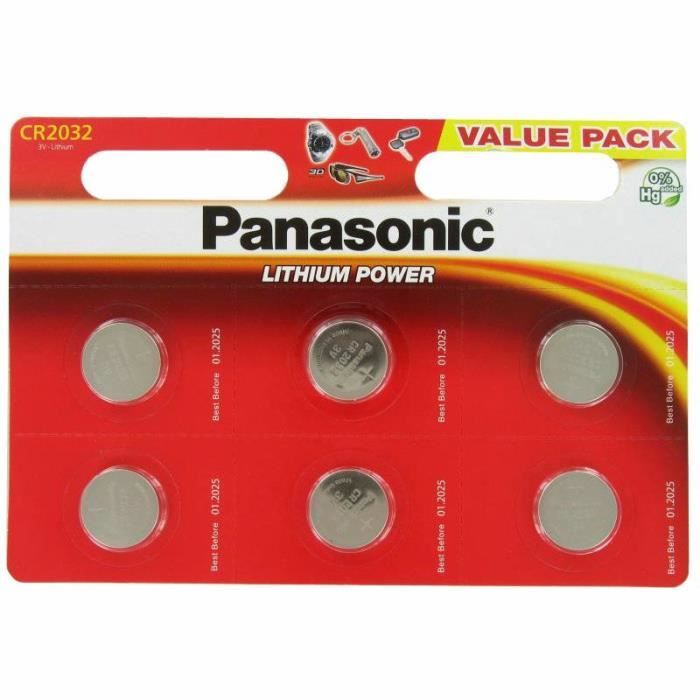 Pile Panasonic CR2 Lithium 3V - Pour Appareils Photo, 750 MAh, Haute Performance Et Longue Durée