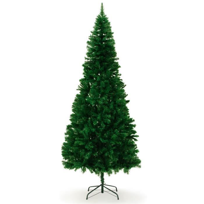 Sapin de Noël Artificiel avec pied - 240 cm - Cdiscount Maison