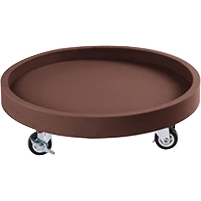 Support Pour Plantes à Roulettes Acrylique - Plateau Mobile Jardin Intérieur/extérieur (20cm)