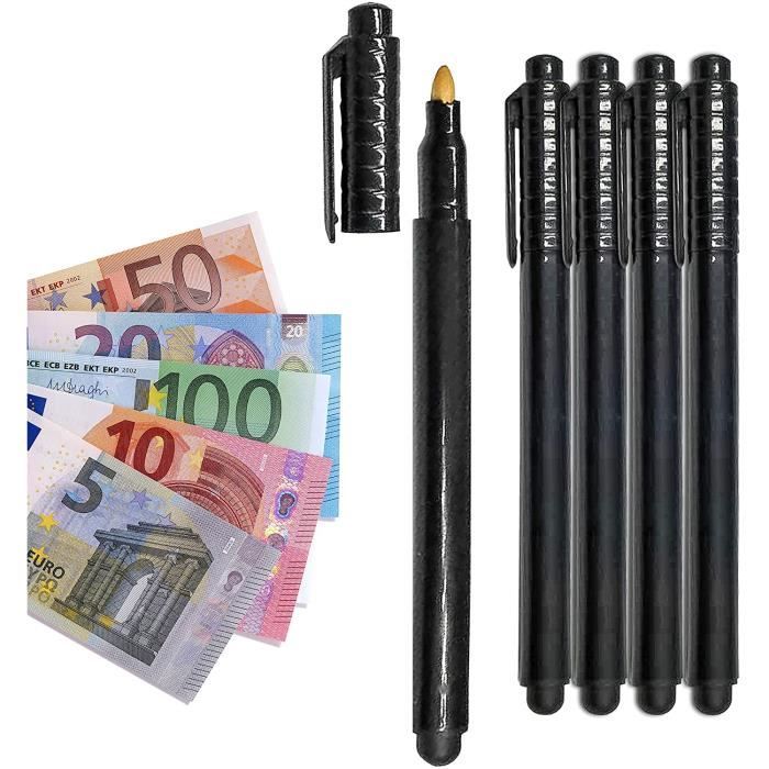 Stylo détecteur de contrefaçon Counterfeit money detector Pen Lot de 5  stylos A17 - Cdiscount Beaux-Arts et Loisirs créatifs