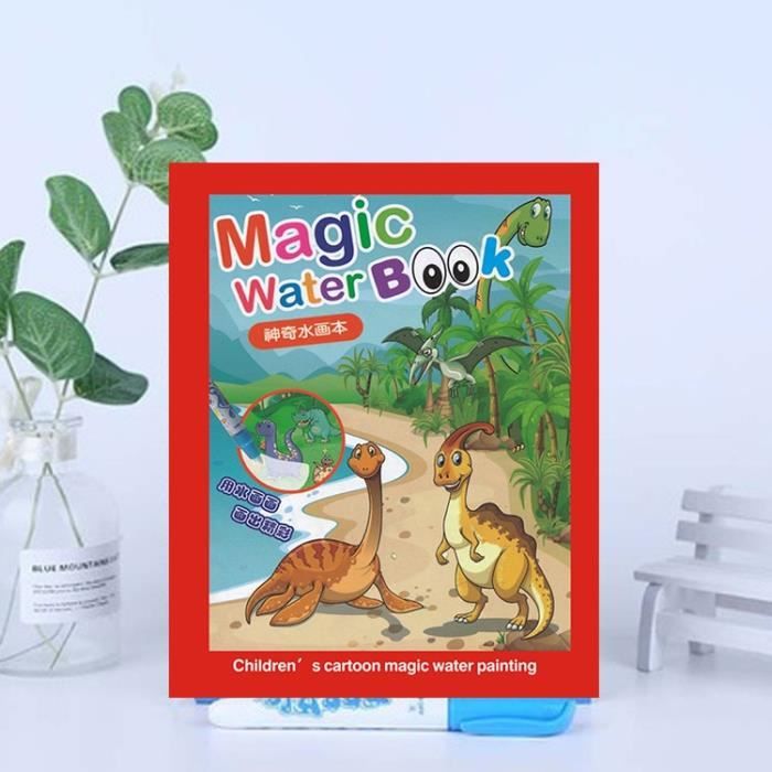 Magic Water Livre De Coloriage ? Peinture Réutilisable Avec Tampon D