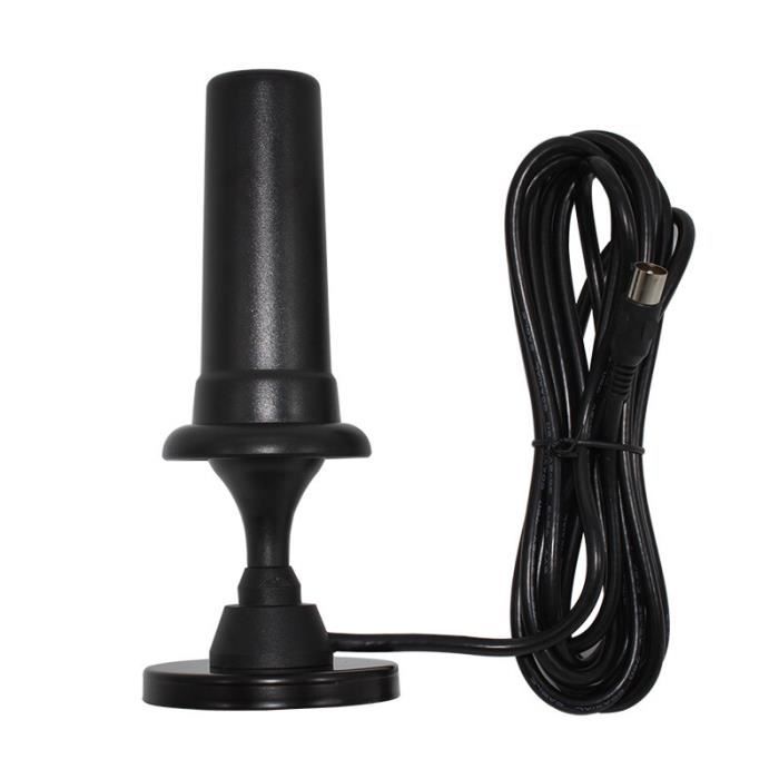 Antenne TV Numérique Wicked Chili DVB-T2 HD - Antenne Intérieure Avec Base Magnétique Et Gain 6dBi