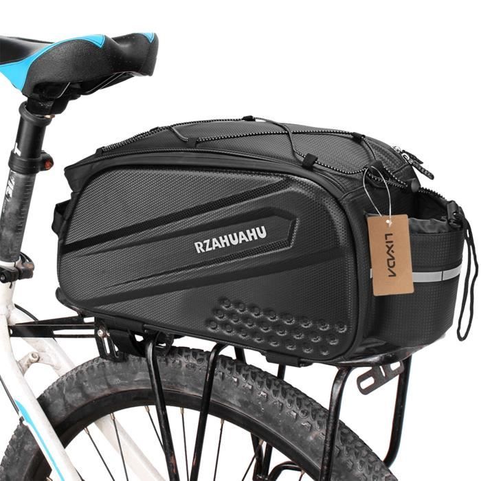 C Sac de selle de vélo imperméable réfléchissant, sacoche de cyclisme grande capacité, sac arrière pour vtt,