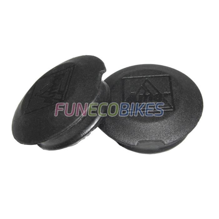 Cache noir pour protection de pédalier de vélo - BIKE ORIGINAL - La Paire - Adulte - Mixte - A monter soi-même