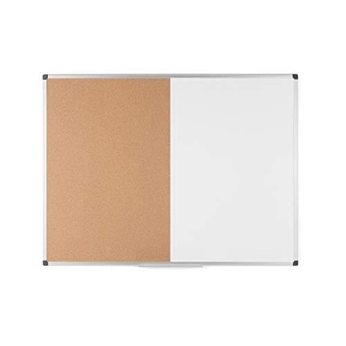 Tableau Liège Magnétique Blanc 120x90 Cm - Surface Effaçable Et Punaisable