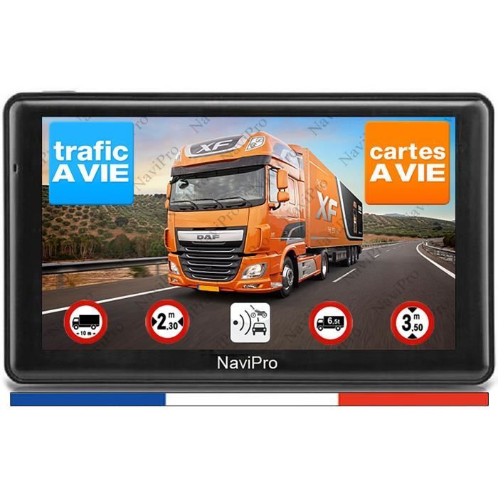 penge stramt endnu engang GPS Poids Lourd 7 Pouces NaviPro Active pour Camion, Bus, Camping Car,  Support Magnétique, Europe + Maroc + Mise a jour A Vie - Cdiscount Auto