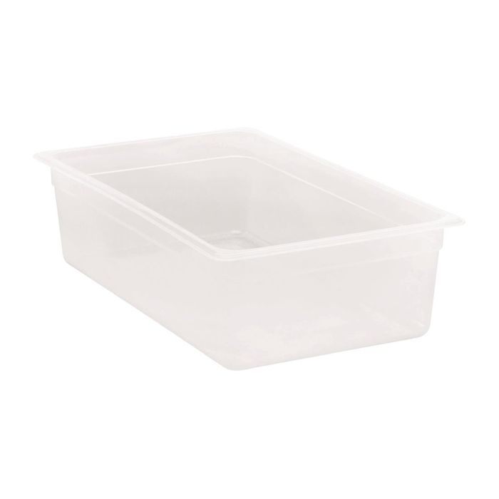 Conteneur Alimentaire Carlisle CM110502 Blanc - Haute Capacité 1/6, Taille 6, Idéal Pour Cuisine Pro