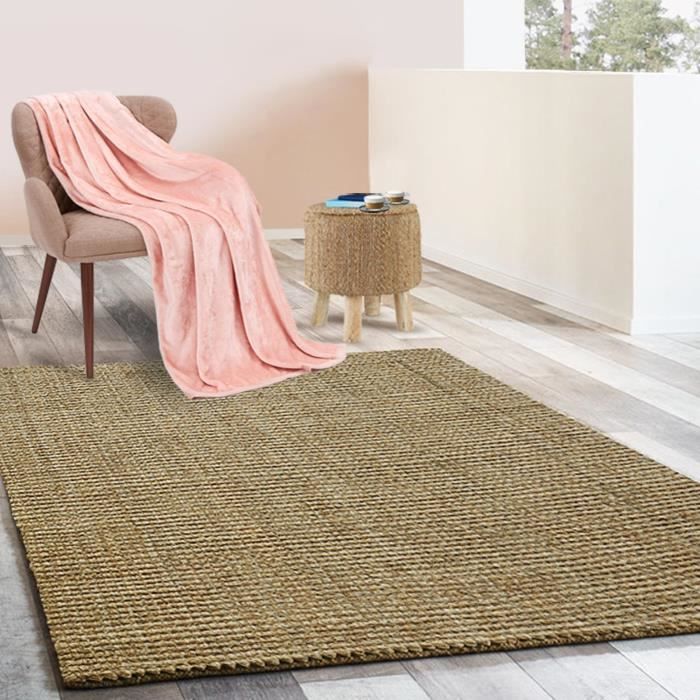 Tapis de couloir jute Chunky - Boho & me - naturel