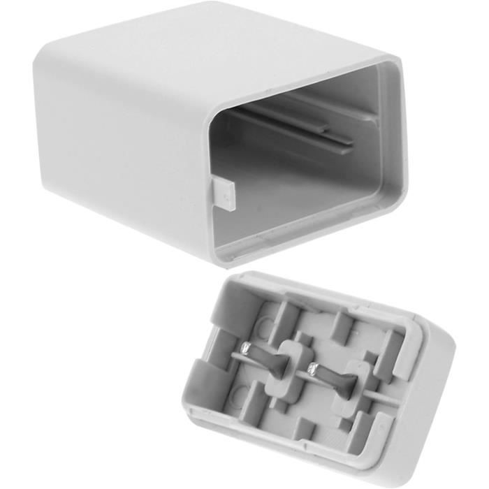 Fausse Prise Cachette Secret - Boîte Dissimulée Pour Argent, Bijoux - Coffre Sécurité Camouflage Blanc