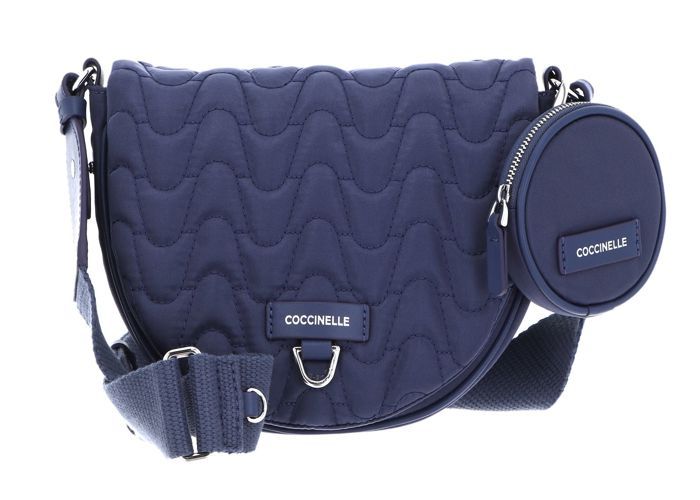SAC BANDOULIÈRE COCCINELLE TEBE EN CUIR DE VACHE - COULEUR GREENERY - TAILLE M - NEUF AVEC ÉTIQUETTES
