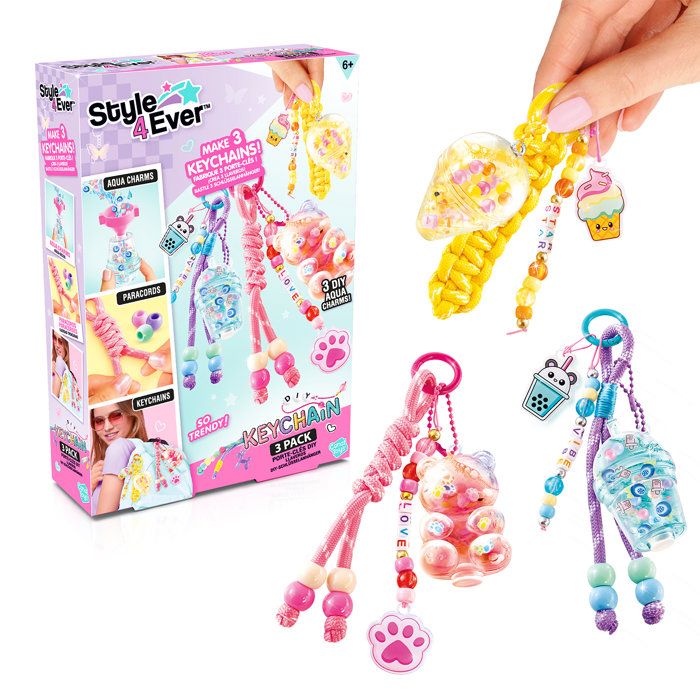 Jeu Créatif Canal Toys OFG 367 – Set De Porte-Clés DIY, 3 Aquacharms XXL - vue 5