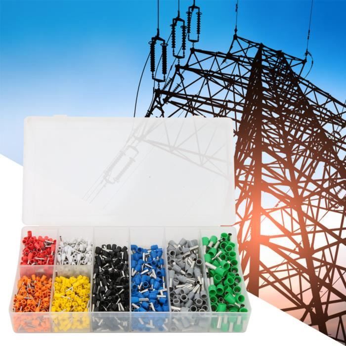 50 Connecteurs Anneau à Sertir Avec Gaine Thermorétractable - Section 14-16 AWG - Pour Câble M6