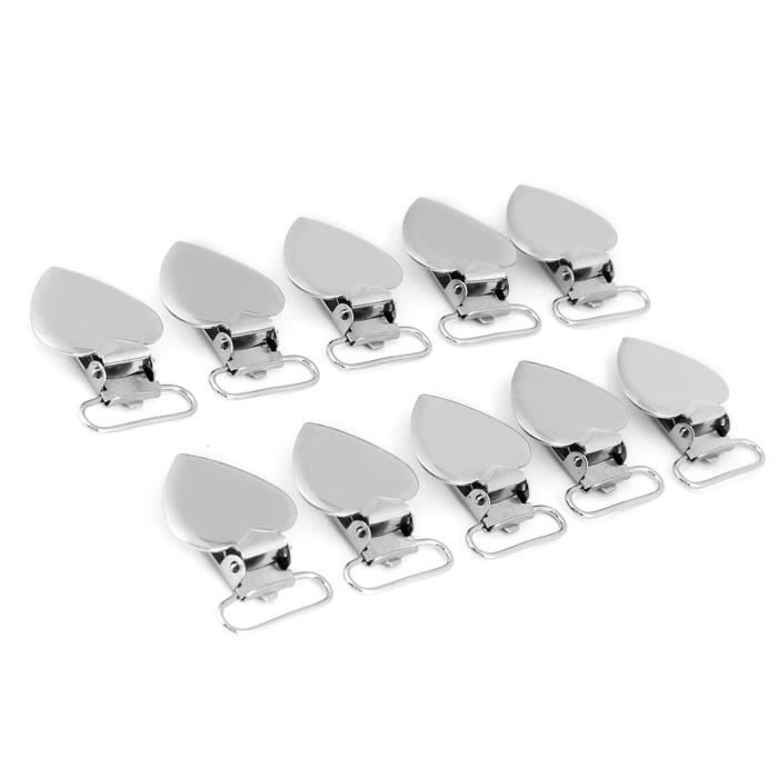 Fixations Miroir Kit De 8 Lourd - Clips à Ressort Avec Vis & Chevilles - Pour Salle De Bain & Salon Attache Miroir