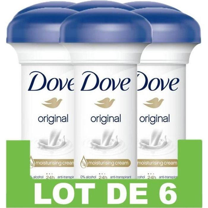Dove Mushroom Original Cream Stick Deodorant Antiperspirant Alcohol