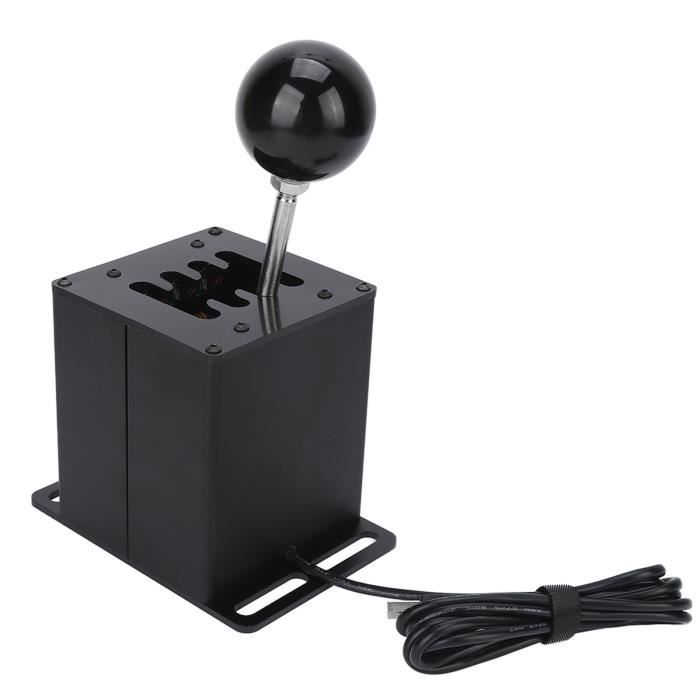 Simulateur De Vitesse USB Pour Logitech G29 G27 G25 - Compatible ETS2, ATS - Commutateur Haut/bas Jusqu'à 18 Vitesses - Avec Tête De Levier En Aluminium