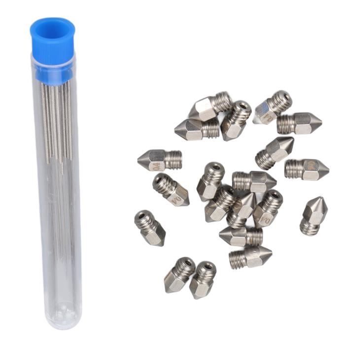 Kit D'aiguilles De Nettoyage Pour Buse Imprimante 3D - Acier Inoxydable 0.2 Mm - Origine Japon