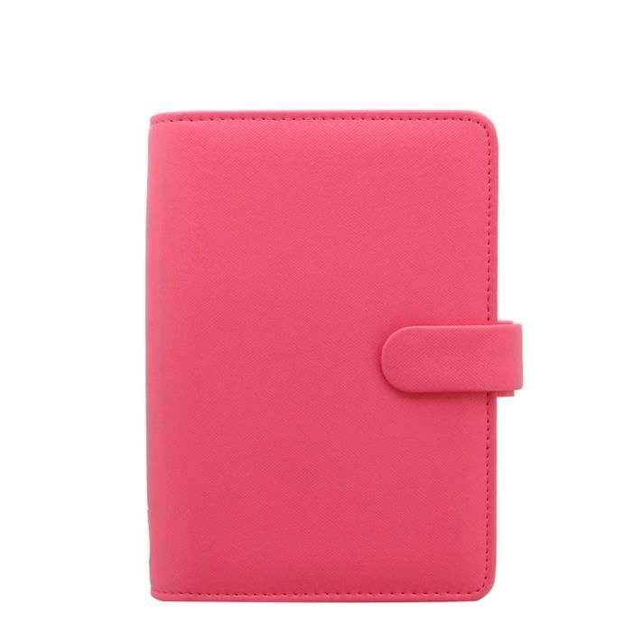 Organiseur Personnel Filofax Saffiano Bright Orange – Agenda 1 Semaine/2 Pages, Format Personnel