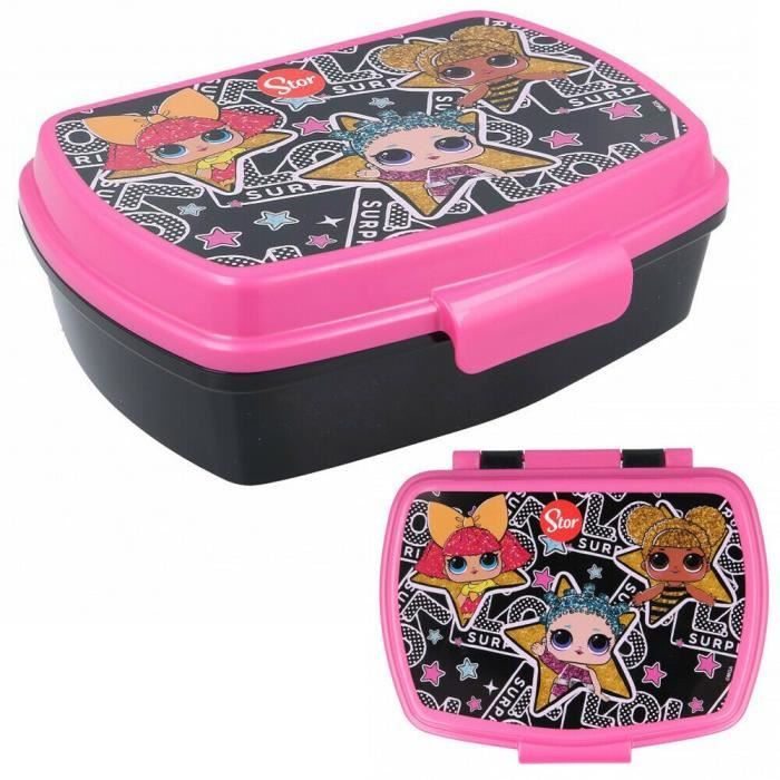 Boite à goûter LOL Surprise - GUIZMAX - Enfant - Garçon - Rose - Plastique - 17x12x5 cm