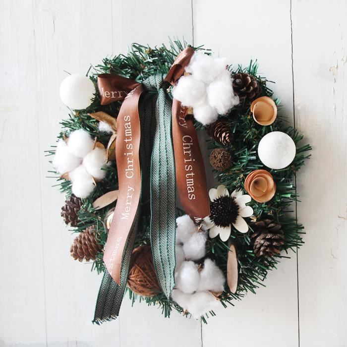 Couronne De Noël Lumineuse 60 Cm – Nœud Rouge, Déco Extérieure Ou Intérieure, Montage Facile Sans Outil