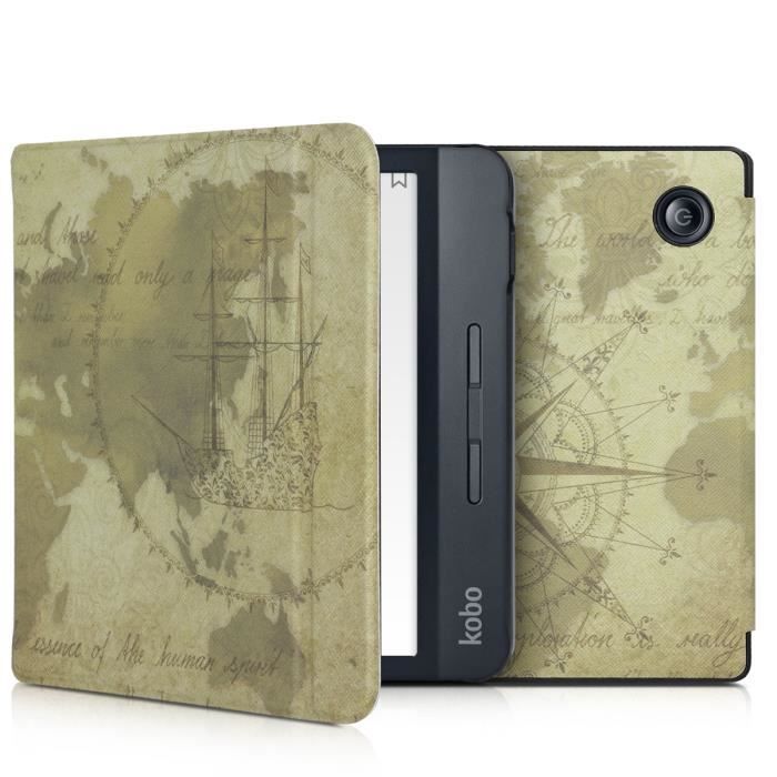 Étui à Rabat Kwmobile Pour Liseuse Kobo Libra Colour – Neuf