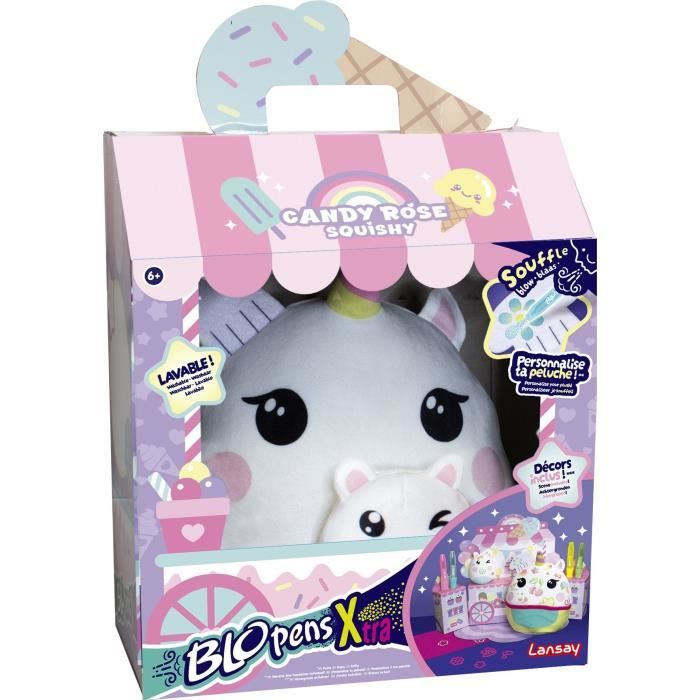 Kit Créatif Blopens XTRA Lansay 24336 – Candy Rose Squishy, Pochoirs Inclus