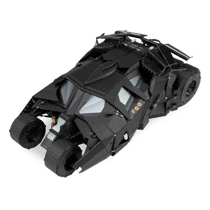 Puzzle 3D en métal - Metal Earth - Batman Tumbler™ - 3 feuilles - Difficile - Noir