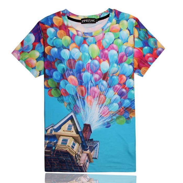 t-shirt homme dessin animé