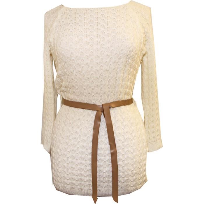 robe pull col bateau